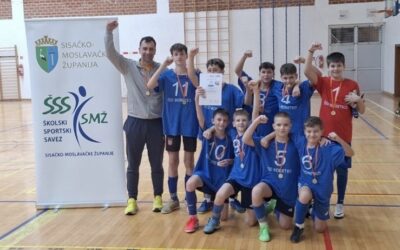 Prvo mjesto u futsalu za ekipu 5. i 6. razreda!