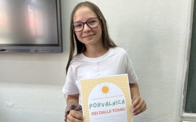 Nagrada za najbolji crtež Rei Daliji Tomić iz 5. c