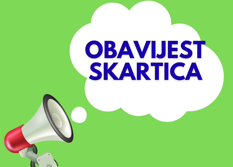 Obavijest o produljenju SKartice