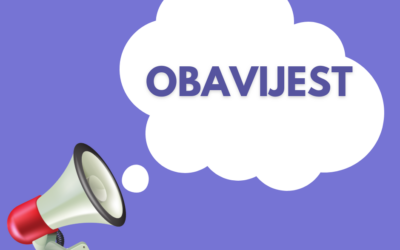 Obavijest o nastavi