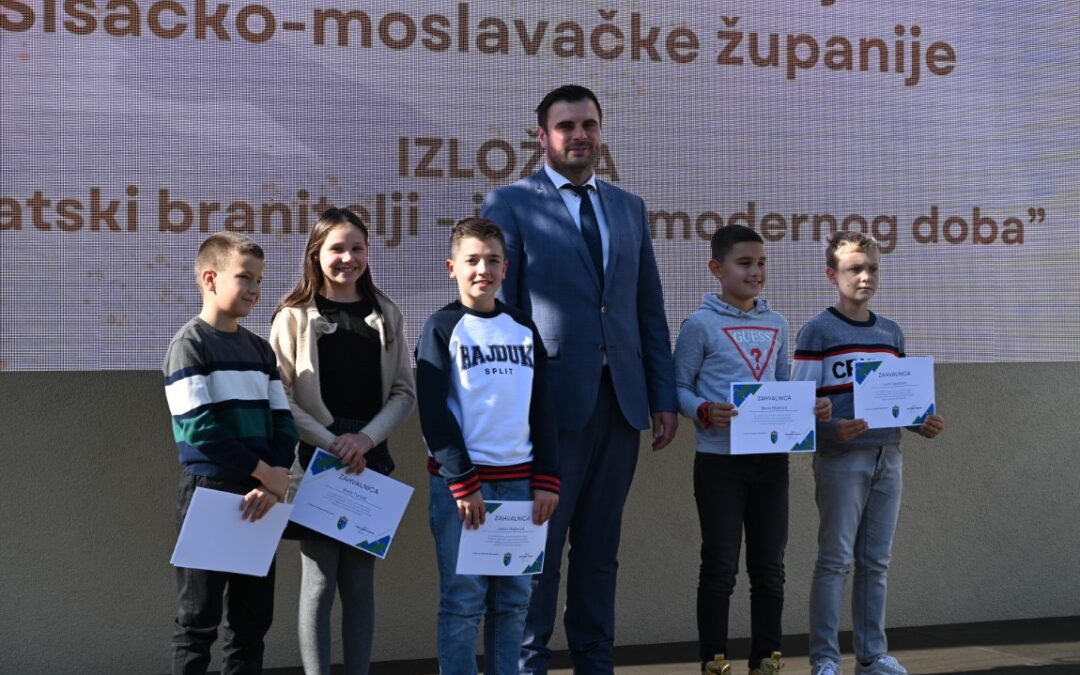 Radovi naših učenika na izložbi posvećenoj braniteljima