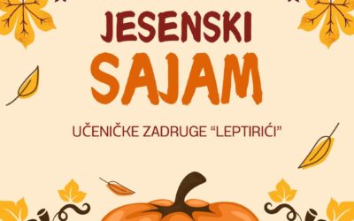 Jesenski sajam Učeničke zadruge “Leptirići”
