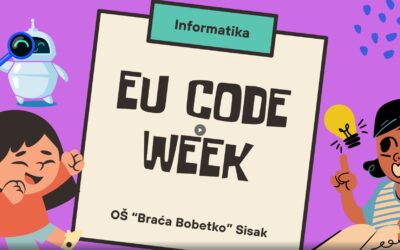 Projekt EU Code Week u četvrtim razredima