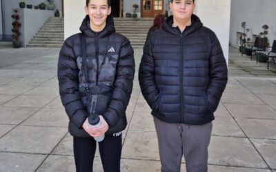 Filip Ćosić i Luka Pilipović uspješni na županijskoj razini natjecanja iz Engleskog jezika