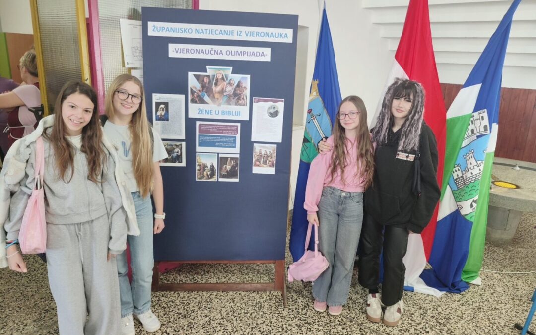 Naše učenice uspješne na županijskoj razini Vjeronaučne olimpijade