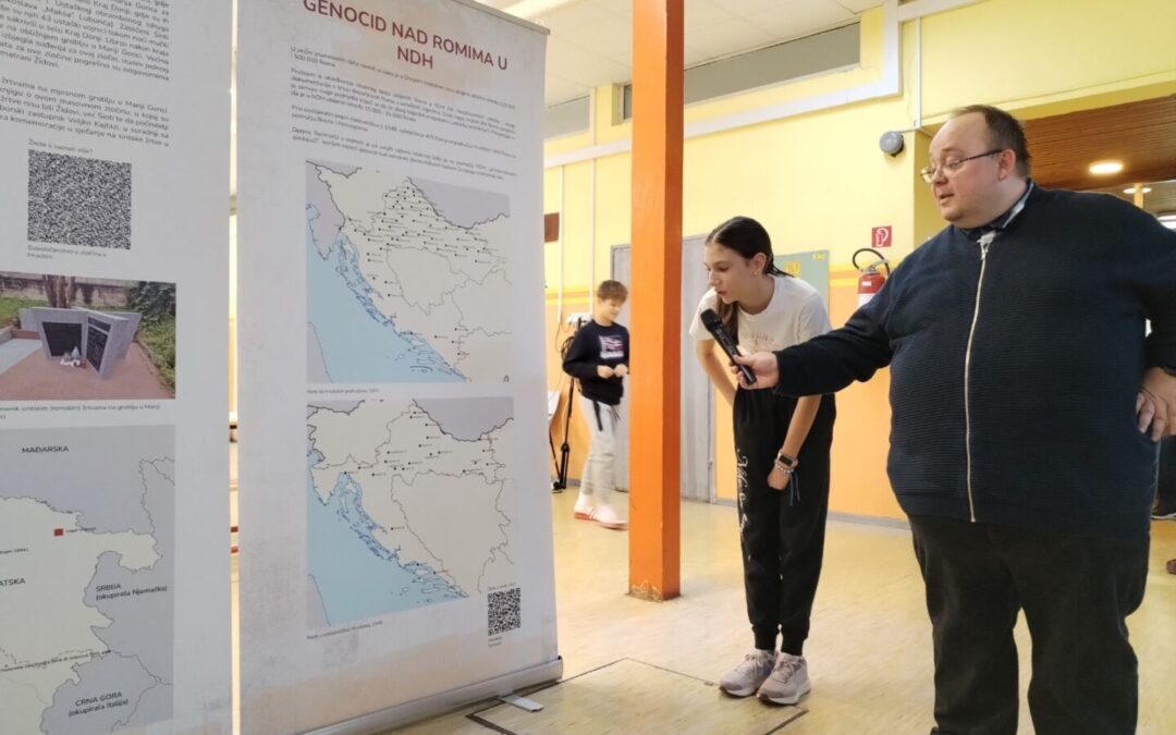 U našoj školi otvorena izložba o stradanju Roma tijekom Drugog svjetskog rata